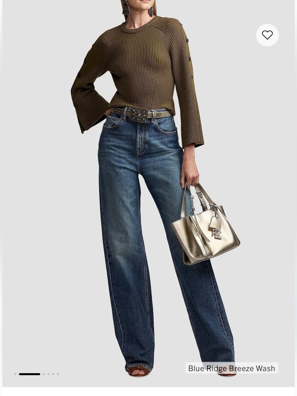 NWT Ralph Lauren Blue Ridge Breeze Straight-Leg Jeans